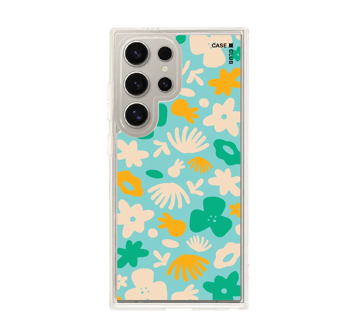 light blue flower pattern